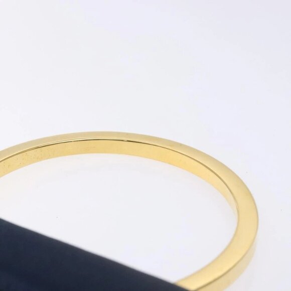 Salvatore Ferragamo Gancini Hand Bag Satin Navy Gold Auth 134768 - Picture 9 of 16